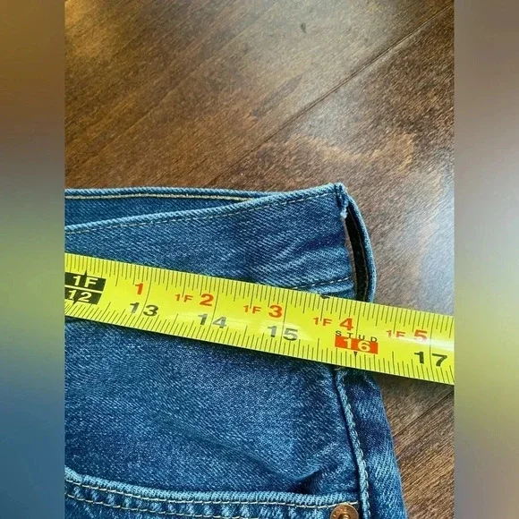 Everlane Dark Blue Jean Shorts - Picture 9 of 10